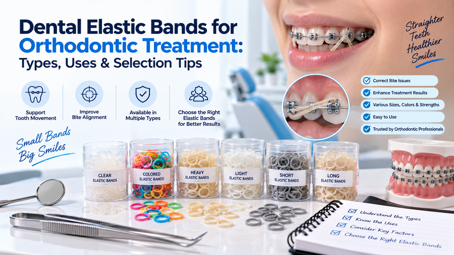 Dental Elastic Bands for Orthodontic Treatment: Types, Uses & Selection Tips