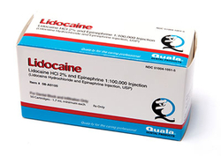 Lidocaine HCI 2% with Epinephrine 1:100,000 (Rx), 50/bx 
