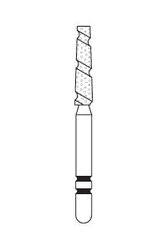 Two Striper Diamond Burs FG TS2000 5/pk (Premier)