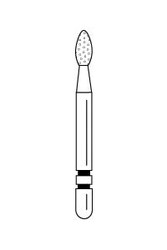 Two Striper Diamond Burs FG Football 5/pk (Premier)