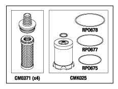 Compressor Filter PM Maintenahce Kit for Midmark P52