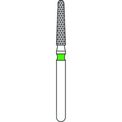 Priva Diamond Burs, Coarse, Green, Round End Taper, 5/Pkg (Premier)