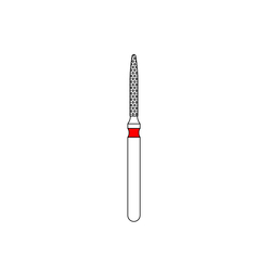 Priva Diamond Burs, Fine, Red, Flame, 5/Pkg (Premier)