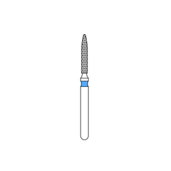 Priva Diamond Burs, Medium, Blue, Flame, 5/Pkg (Premier)