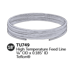 VistaCool High Temperature Feed Line 1/4” OD x 0.185” ID,18 feet in length (SciCan)