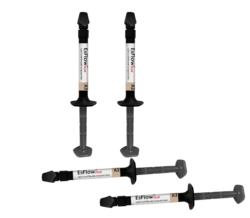 EsFlow Plus Light-cured flowable composite Syringem, 2x2.5g (Spident)