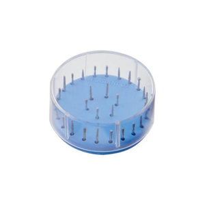 Bur Blocks Magnetic (L) 28 Holes FG/RA Round (Plasdent)