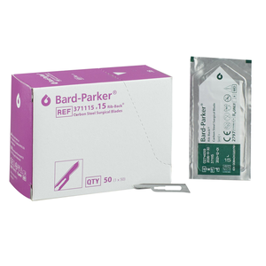 Blade #15 Carbon Steel, Sterile 10/ Pkg (Bard Parker)