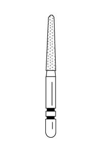 Two Striper Diamond Burs FG Flame 5/pk (Premier)
