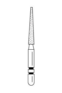 Two Striper Diamond Burs FG Cone Shape 5/pk (Premier)