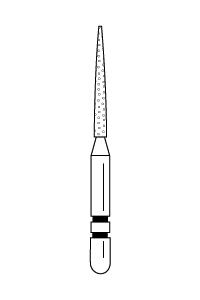 Two Striper Diamond Burs FG Flame 5/pk (Premier)