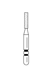 TwoTwo Striper Diamond Burs FG Cylinder Flat End 5/pk (Premier)