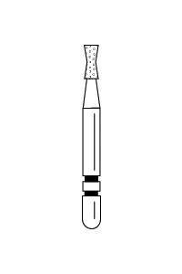 Two Striper FG Amalgam Remover Diamond Burs FG 5/pk (Premier)