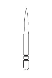 Two Striper MFS Finishing Specialty Diamond Burs 5/pk (Premier)