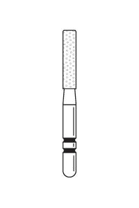 TwoTwo Striper Diamond Burs FG Cylinder Flat End 5/pk (Premier)