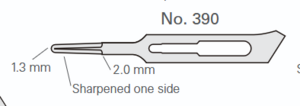 Microsurgical Feather Blades 10/Pkg (J.Morita)