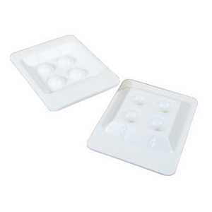 Mixing Wells 4 Hole Four Cavity 100/Pkg (Kerr)