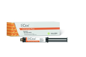 iCEM Universal Plus Universal Resin 9g Automix Cement Yellow (Kulzer)
