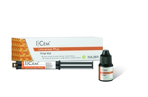 iCEM Universal Plus Cement Resin Cement Automix Cement Translucent Trial Kit (Kulzer)