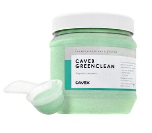 Cavex GreenClean, Alginate Remover, Tray Adhesive  1kg Jar with Scoop (Cavex)