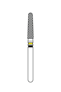 TSZTech Diamonds 3-Pk 856-018ZX Round-End Taper, Zirconia Removal (Premier)