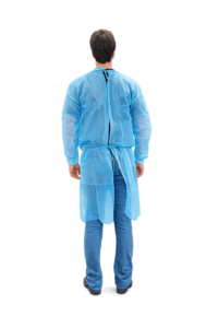 Isolation Cover Gown, Knit cuffs,  10/Pkg