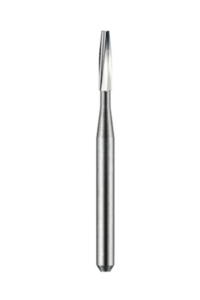 Carbide Burs FG High Speed Plain Tapred Fissure Flat End Pack of 10 (Sky Economy)