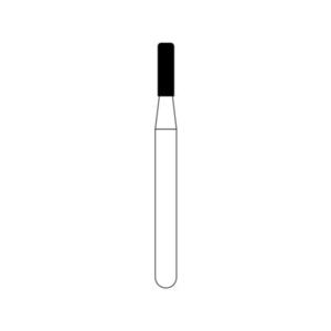 NTI Diamond Burs FG, Coarse,Cylinder Flat End, 5/Pkg (Kerr Rotary)