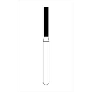 NTI Diamond Burs FG, Coarse,Cylinder Flat End, 5/Pkg (Kerr Rotary)