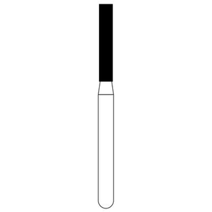 NTI Diamond Burs FG, Coarse,Cylinder Flat End, 5/Pkg (Kerr Rotary)