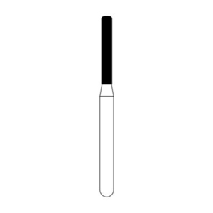 NTI Diamond Burs FG, Coarse,Cylinder Flat End, 5/Pkg (Kerr Rotary)