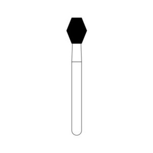 NTI Diamond Burs FG, Barrel, 5/Pkg (Kerr Rotary)