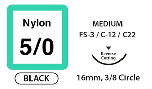 Unify Biopsy Suture Nylon 12/Pkg