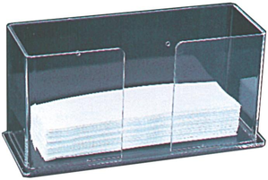 C-Fold Towel Holder Clear 10W x 6H x 4D (Plasdent)