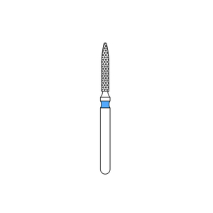 Priva Diamond Burs, Medium, Blue, Flame, 5/Pkg (Premier)