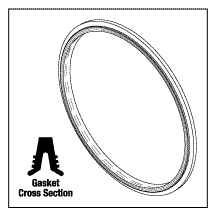 Pelton & Crane Validator Door Gasket 8