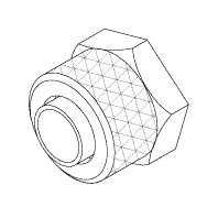 Polyflo Nut (1/4