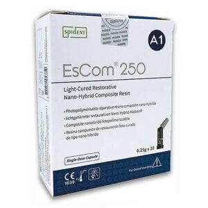 EsCom250 Light-Cured Hybrid Composite, Capsules, 20/Pk