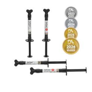 EsFlow Flowable Light-Cured Composite, Radiopaque Syringes. 2 x 2 Gm