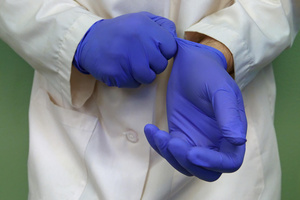Aurelia Sonic BLUE Nitrile Poweder Free Exam Gloves 100/Box