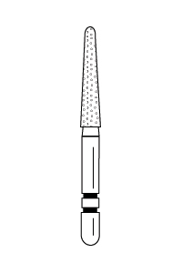 Premier Two Striper Black Round End Taper 5/pk (Premier)