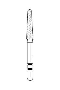 Premier Two Striper Black Round End Taper 5/pk (Premier)
