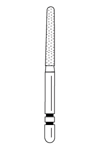 Premier Two Striper Black Round End Taper 5/pk (Premier)