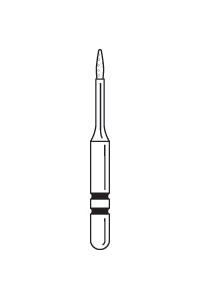 Two Striper Diamond Burs FG Micro-Preperation  5/pk (Premier)
