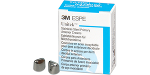 Unitek Primary Stainless Steel Crowns Refill Lower Cuspid Anterior 5/Pkg (3M)