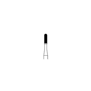 Carbide Burs FG High Speed Plain Round End 10/Pkg (SS White)