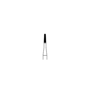 Carbide Burs FG High Speed Round End Plain Tapered 10/Pkg (SS White)