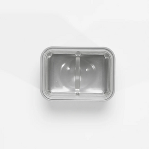  Single Tub Cup with Cover Gray Cup / Clear Cover (Zirc)