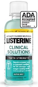 Listerine Clinical Solutions Teeth Strength Antiseptic, Alpine Mint, 24/pk (J&J) Listerine Clinical Solutions Teeth Strength Antiseptic, Alpine Mint, 24/pk (J&J)