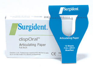 Surgident dispOral Articulating Paper Red/Blue Surgident dispOral Articulating Paper Red/Blue